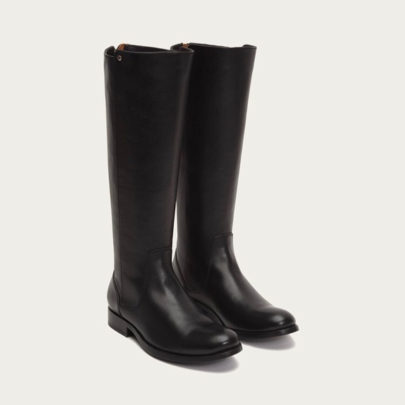 Frye Shoes - NWT Frye Melissa Stud Back Zip Boots